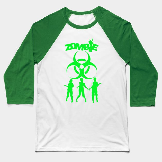 Zombie Baseball T-Shirt by LadiesGoldenSpiral